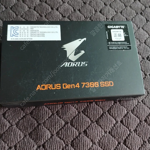 GIGABYTE AORUS Gen4 7300 M.2 NVMe 제이씨현 2TB 히트싱크