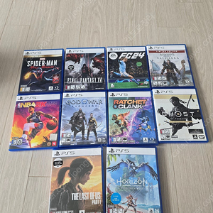 Ps5 소프트 10종 중고 일괄팝니다