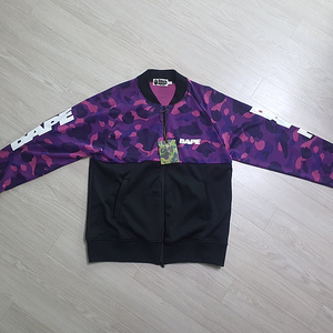 베이프 컬러 카모 프론트 집업 져지 COLOR CAMO FRONT ZIP JERSEY