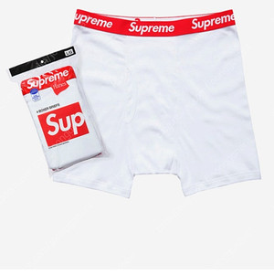 Supreme Hanes Boxer Briefs White (4 Pack) 슈프림 박서