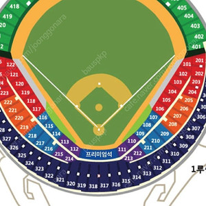 플레이오프 3차전 1루 네이비 301블럭 통로 4연석 (통로석, 네이비석) 장당 7만원