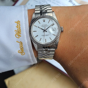 [정품] 롤렉스 데이저스트 스노우 화이트 다이얼 미사용 소장품 빈티지 (Rolex Datejust Snow-White Dial Vintage)