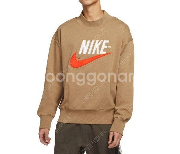 나이키 트렌드 nsw 맨투맨 테리 모크넥--0