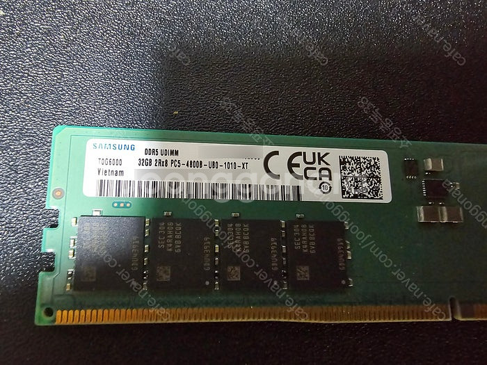 삼성 메모리 ddr5 pc 5600, 4800 2개 팝...--0
