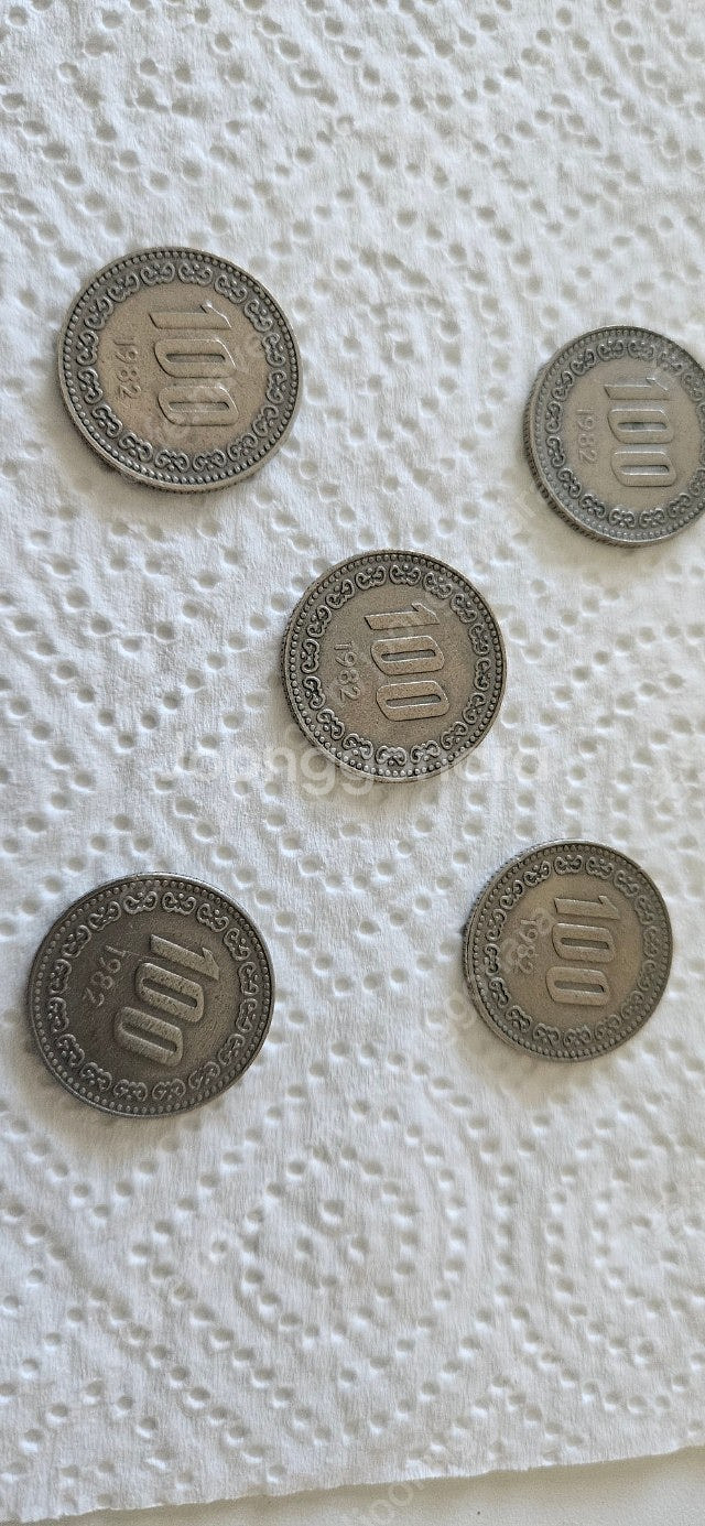 1982 년 100 원 동전--1