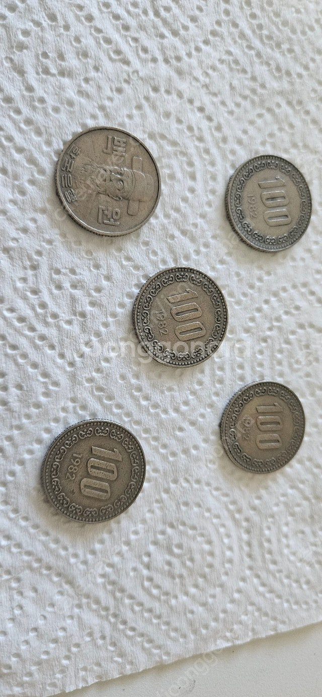 1982 년 100 원 동전--3