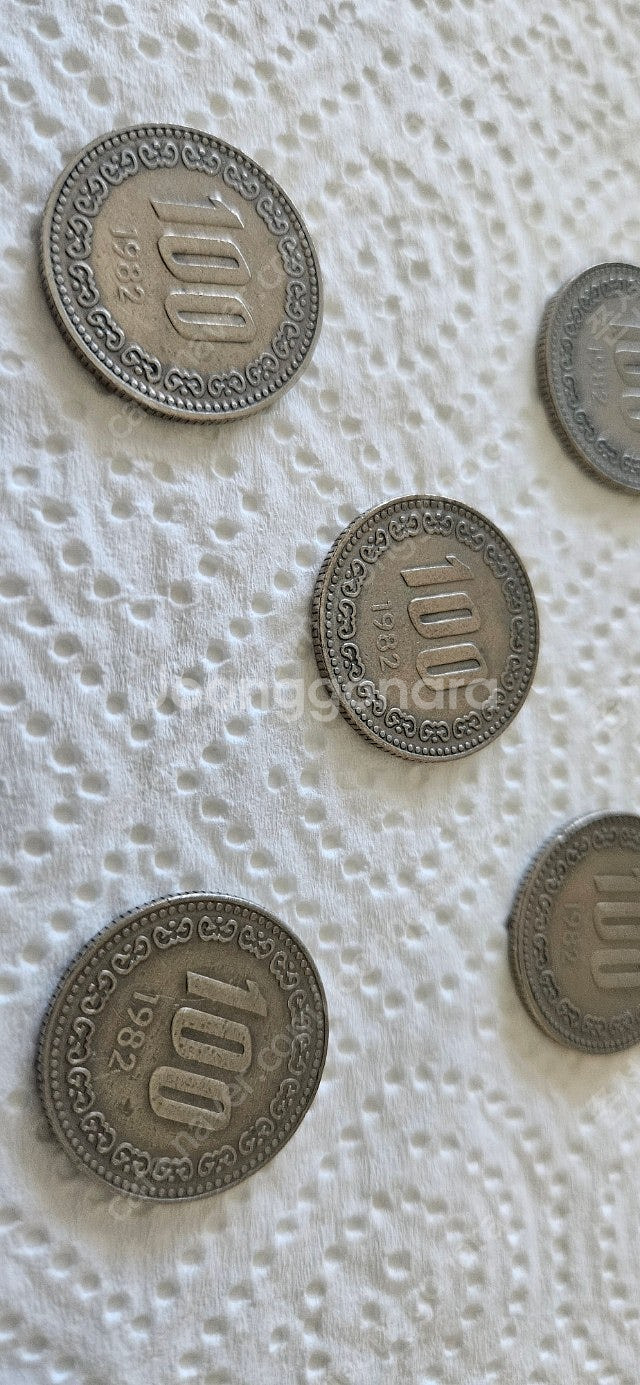 1982 년 100 원 동전--4