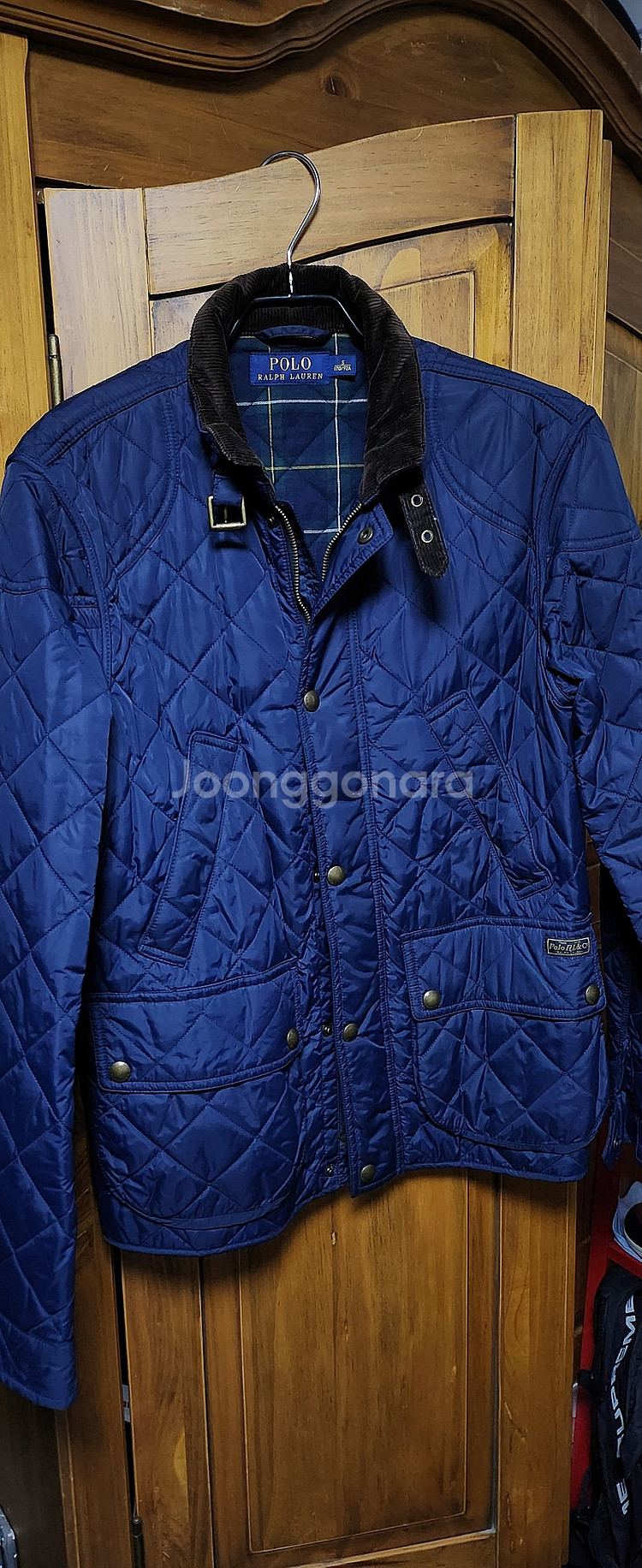 [S] POLO 폴로 퀼팅 자켓 네이비--0