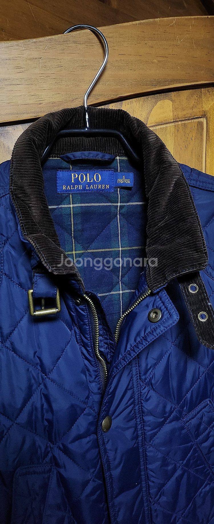 [S] POLO 폴로 퀼팅 자켓 네이비--1