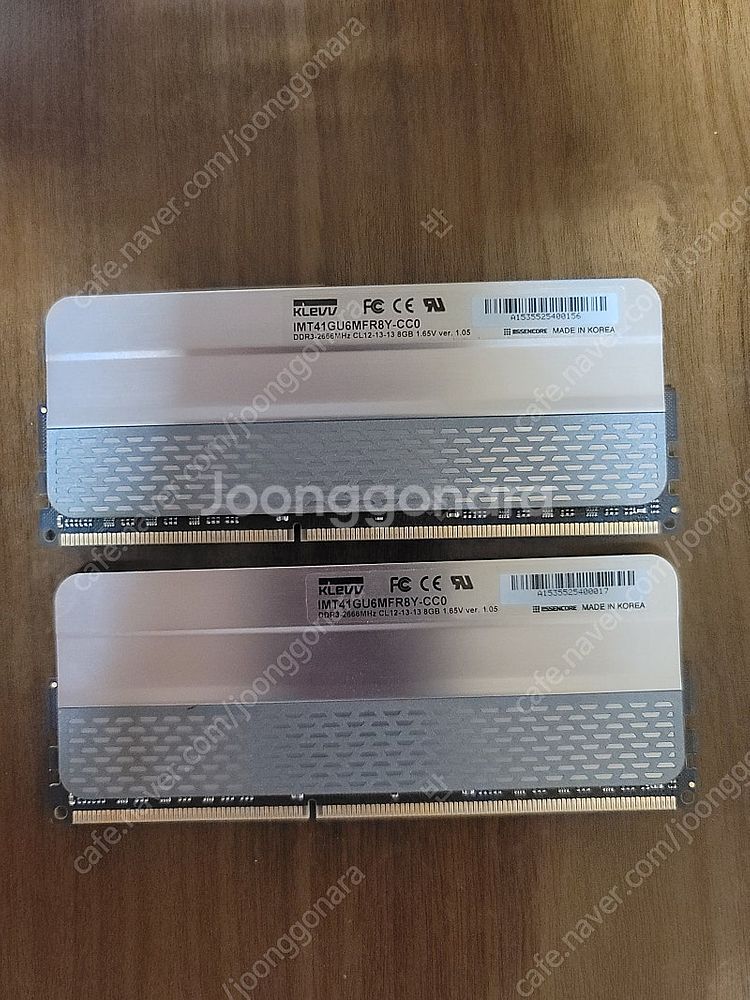 KLEVV DDR3 8G ×2 16g 2666Mhz 5...--0