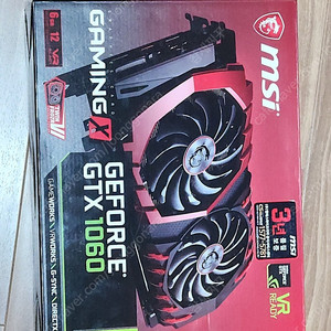 MSI GTX 1060 6GB 그래픽 카드 팝니다.