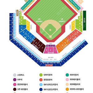 [PO2차전]10월 14일 월 삼성 VS LG 플레이오프 2차전 대구 1루 외야 미니테이블석 2/4연석