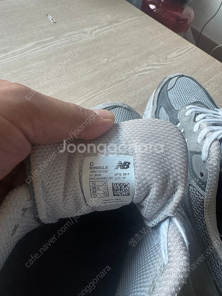 뉴발란스990V6 USA 280 10사이즈--3