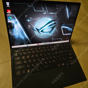 Asus ROG flow z13 노트북 (i9, 3050ti)