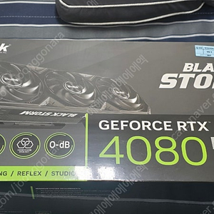 이엠텍 RTX 4080 SUPER 16GB 블랙 스톰 미개봉품 팝니다