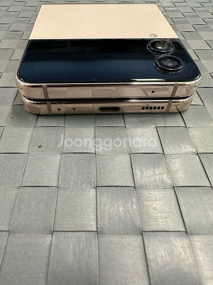 (LG U+)갤럭시Z플립4 256기가 골드 외관S등급 ...--6