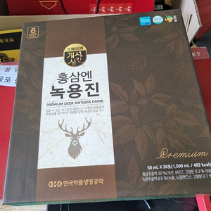 개성상인 홍삼엔 녹용진 50ml x 30포