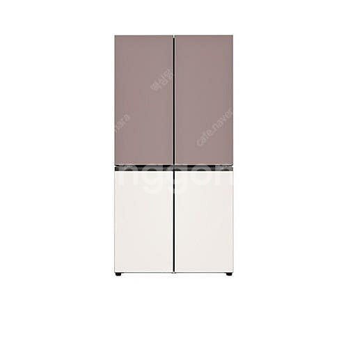 lg 오브제컬렉션 4도어 냉장고 862L 미스트핑크+베...--0