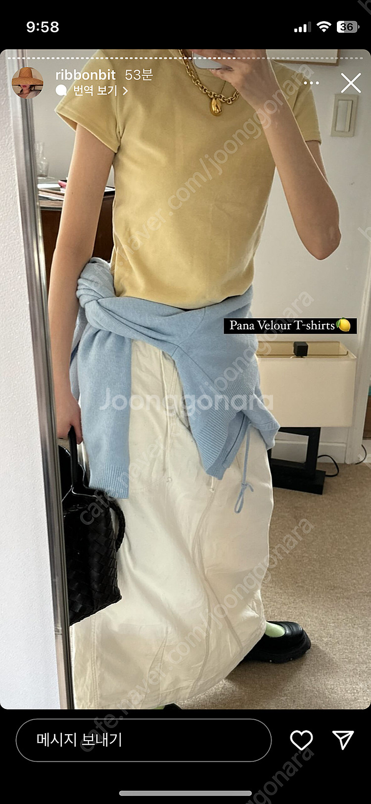Ribbonbit 리본빗 pana velour t sh...--1