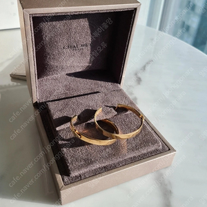 쇼메 chaumet paris Liens 리앙 후프 이어링 귀걸이 결혼예물 파베 다이아 보증서 있음