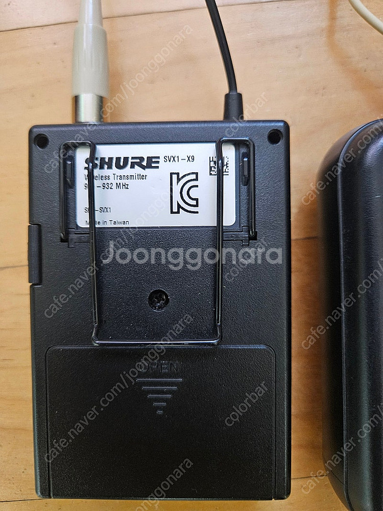 shure 무선마이크 svx1/4--1