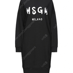 MSGM 롱스웻셔츠 원피스