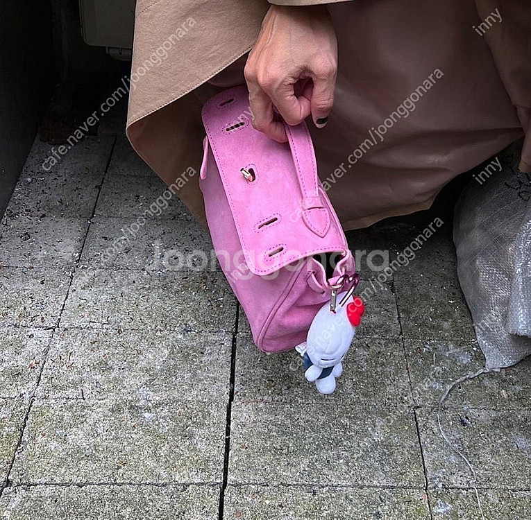 페퍼윤윤 투머치토커 스웨이드 핑크 (새상품)--3