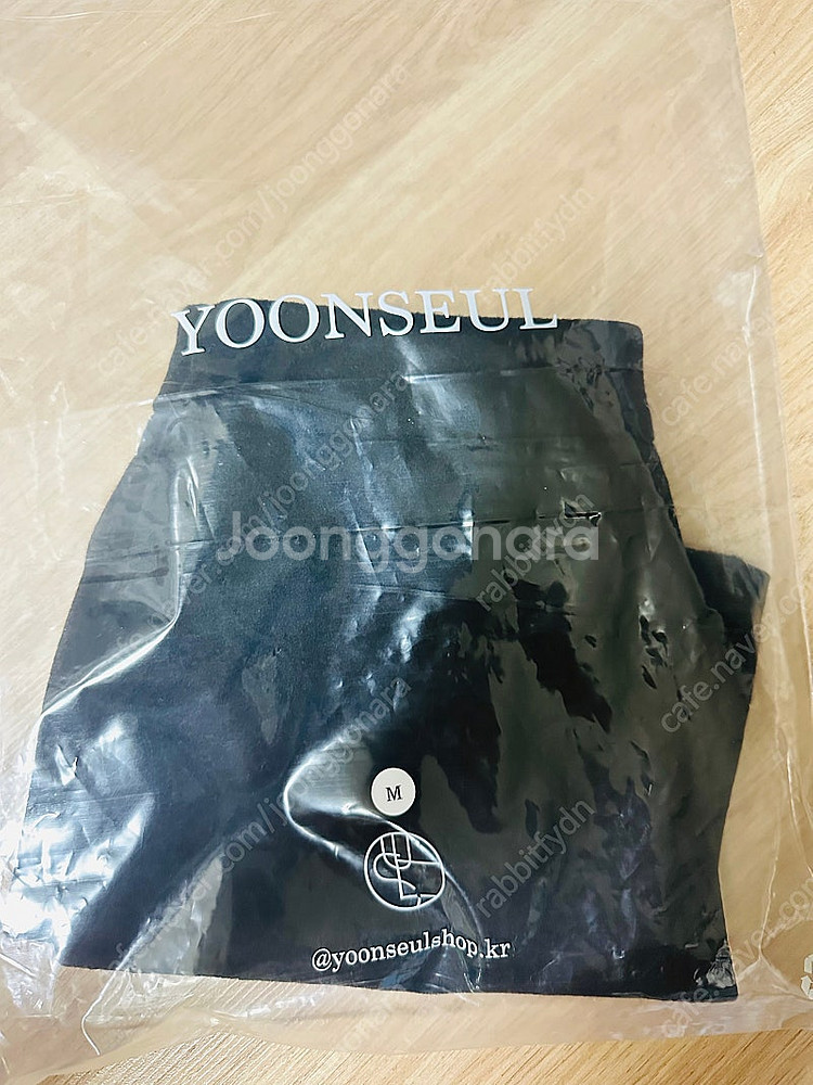 윤슬샵 yoonseul hairy skirt 검정 M--1