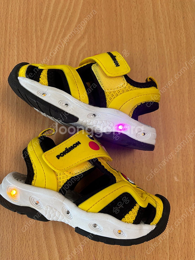 포켓몬 피카츄 미티 LED샌들 160--3
