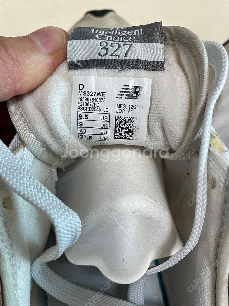 뉴발란스 327 Nimbus Cloud 275 사이즈--7