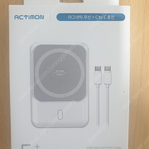 액티몬(ACTiMON) 맥세이프(MAGSAFE) 보조배터리 5000mAh ( C to C ) (모델명 MON MAGSAFE 5000) 팝니다