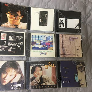 유재하 1집 사랑하기 때문에, 전원석 골든, 빛과 소금 2집과 3집 & Unplugged Music, 아침(유정연) 1집 "Land Of Morning Calm", 정원영 1집 "