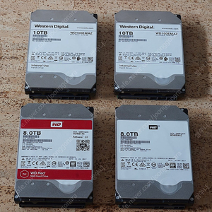 WD 10TB, 8TB HDD 하드디스크 판매합니다.