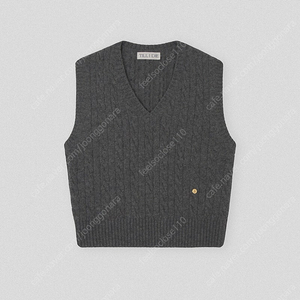 틸아이다이 tillidie 모니카 니트 베스트 차콜 knit vest