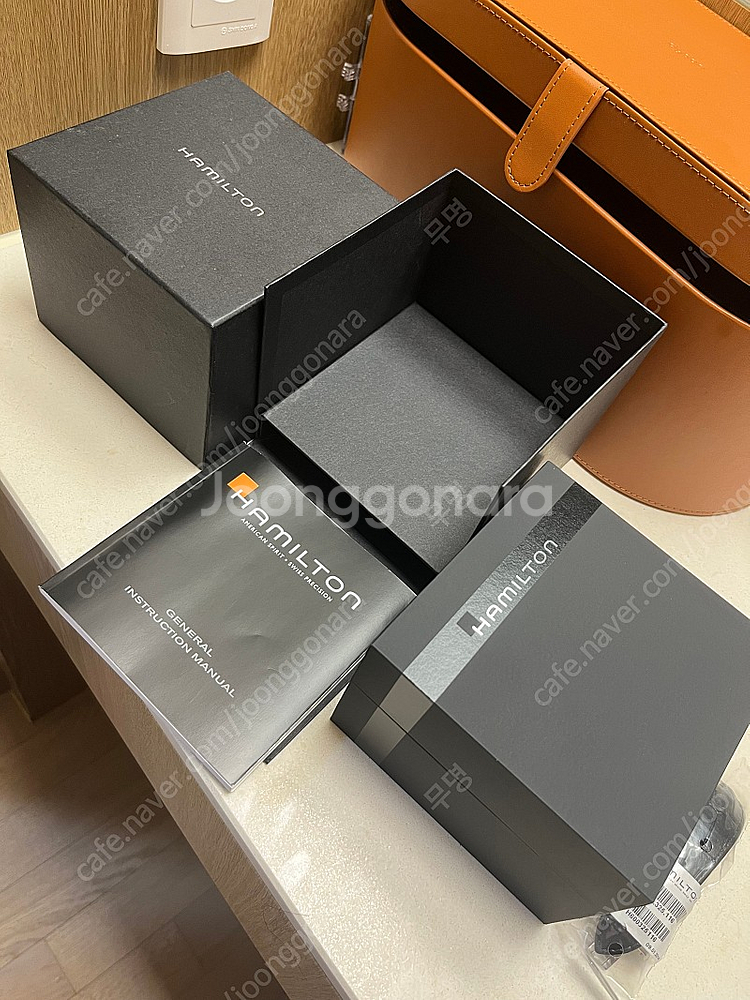 해밀턴 재즈마스터 크로노오토매틱 팝니다 H32596 검...--4