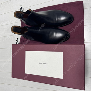 존롭 첼시부츠 JOHN LOBB Lawry Black Calf 6.5E