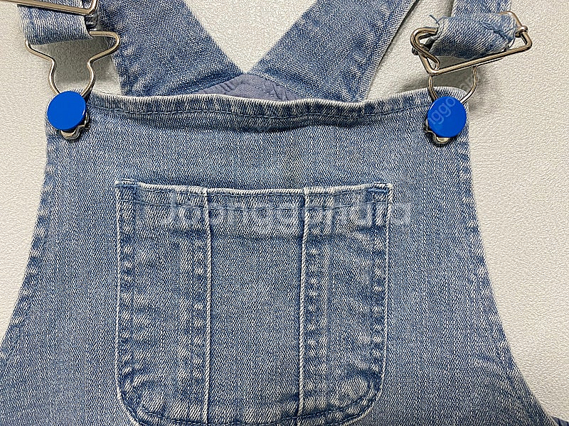 메르시유 데님 오버롤 130사이즈--1