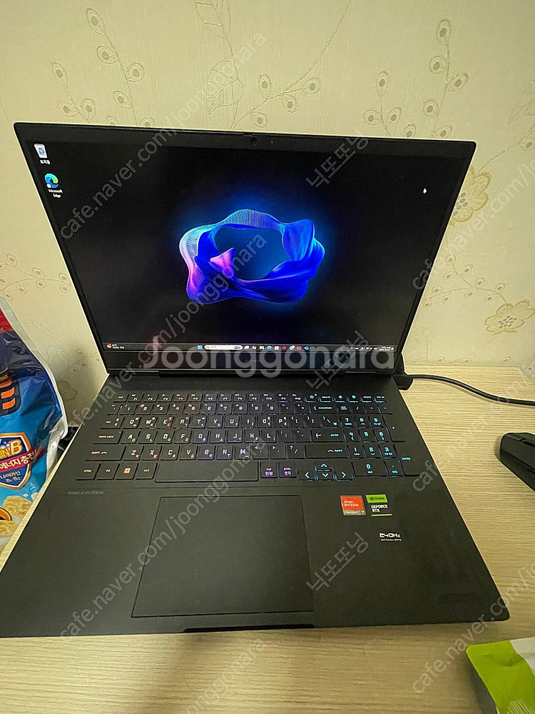 HP 오멘 16 노트북 5년보험 마우스, 파우치도 같이...--1