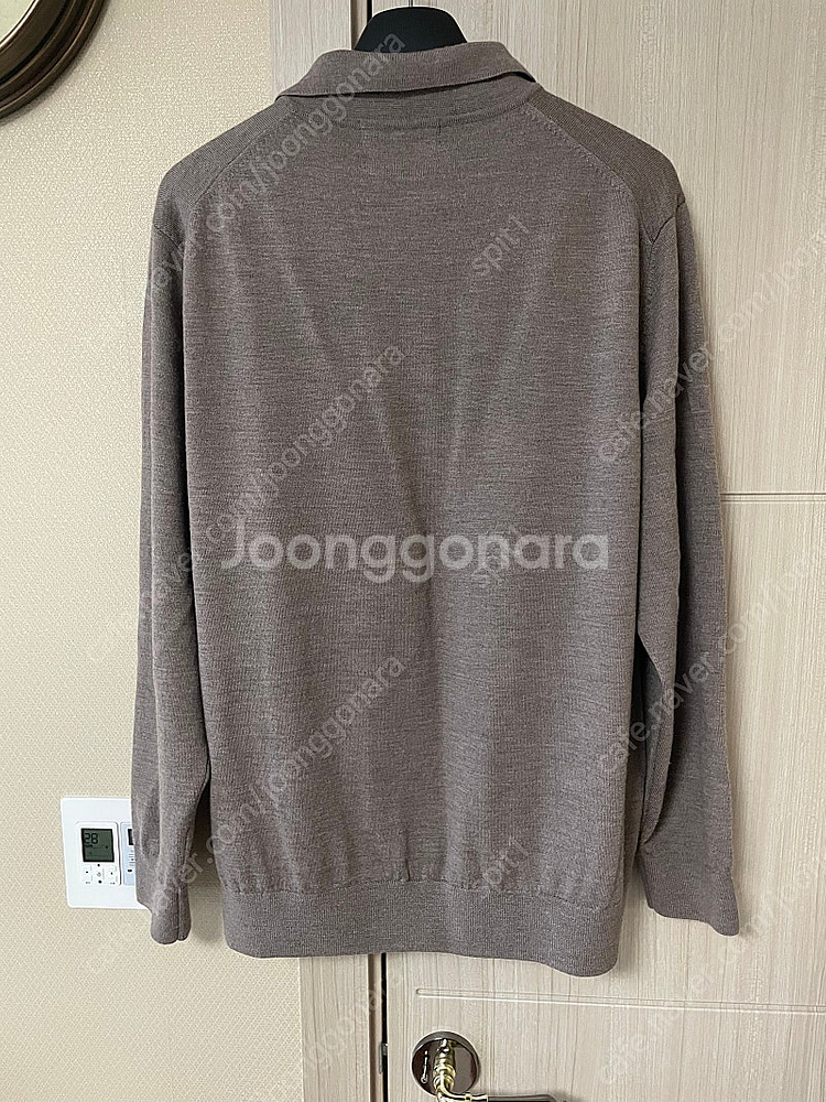 브룩스브라더스 울니트 PK 카라티셔츠 브라운 XXL (택포)--1