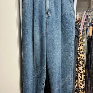 노미나떼 denim tapered pants