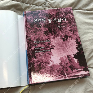 박영사 인간의 동기심리 (한덕웅) / 심리학 전공책 전공서적