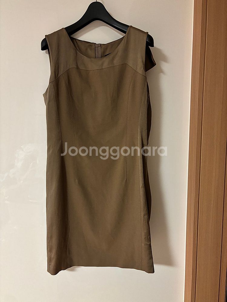 오브제 실크 럭셔리 민소매 나시 원피스 결혼식 하객룩 ...--0