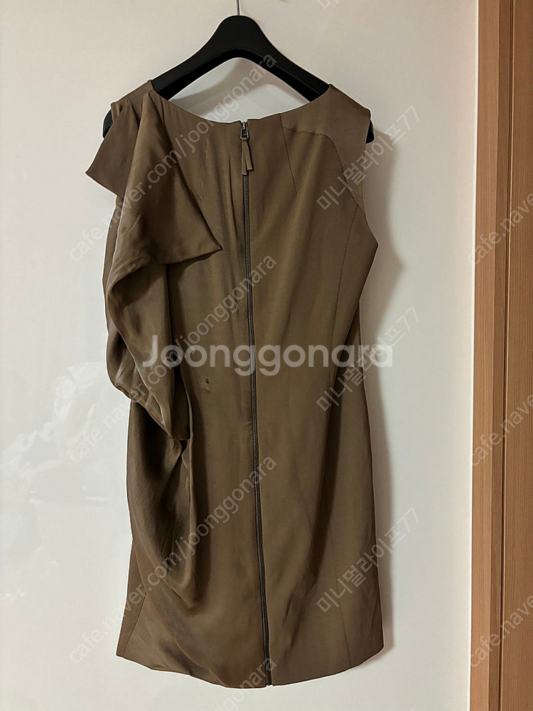 오브제 실크 럭셔리 민소매 나시 원피스 결혼식 하객룩 ...--6