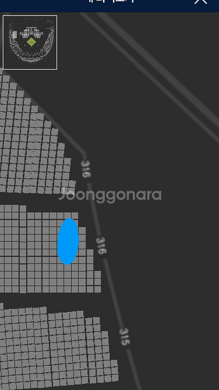 롯데 레드페스티벌 무대쪽 316블럭 2연석 양도합니다--0
