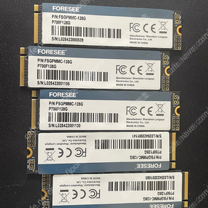 M.2 SSD 128GB 개당 5천원 5개