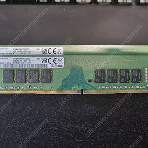 삼성전자 DDR4 16GB PC4 - 21300(2666V) 데스크탑 메모리 x 2개 (택포)