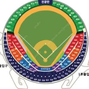 플레이오프 3차1루 3루 테이블석 4연석 LG 삼성(통로석)