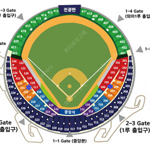 PO 3차전 1루 네이비 301블럭 단석 2연석