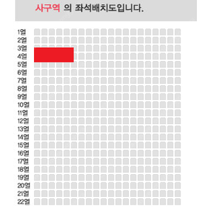 12/8 3시 나훈아 대구 콘서트 사구역 4열 한자리