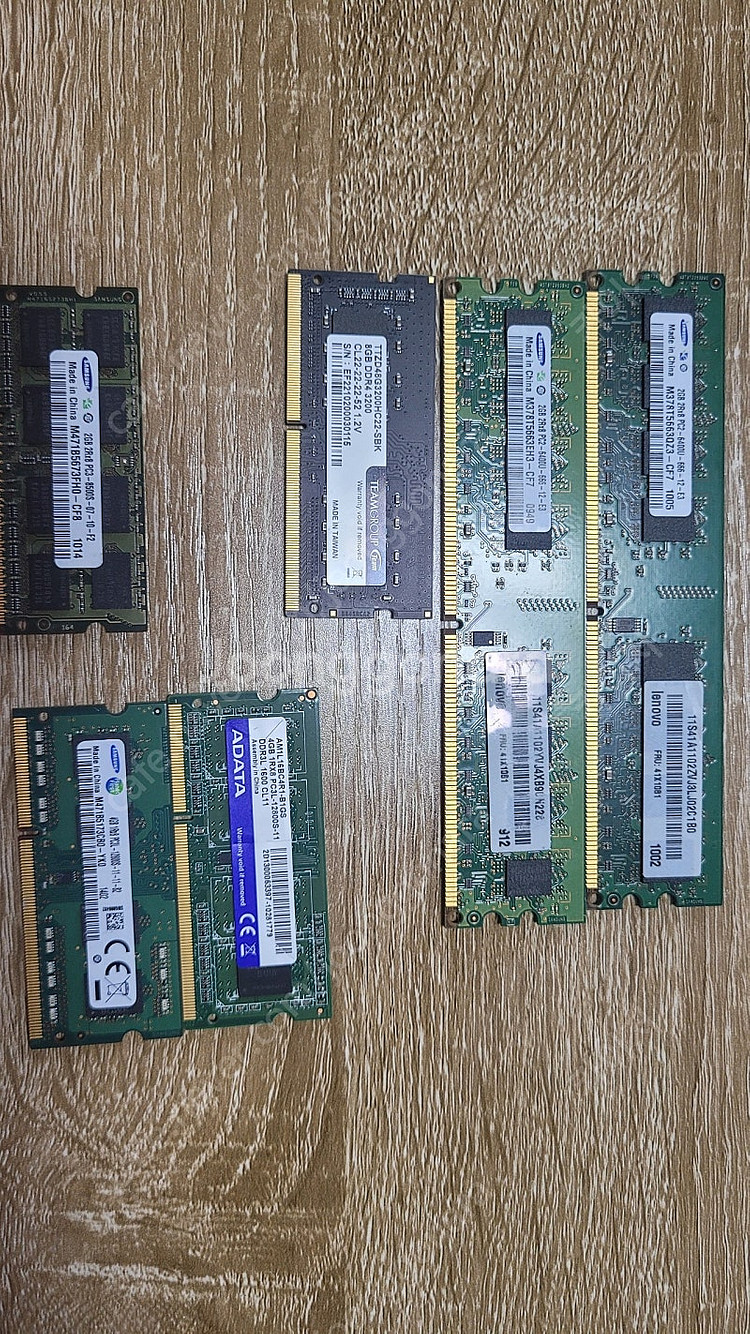노트북 메모리 DDR4 3200 8G 외 5개--0